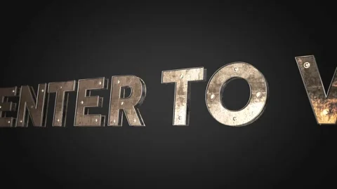 Enter to win - industrial text video animation Vídeo Stock 212381039