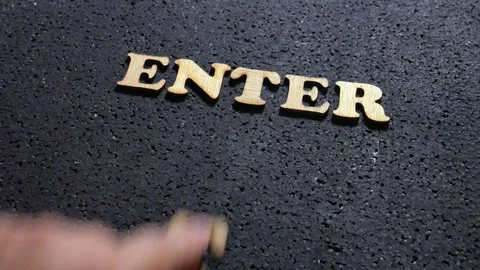 Enter to win, motivational quote Stock Footage 260672082
