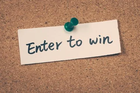Enter To Win Stock Photos