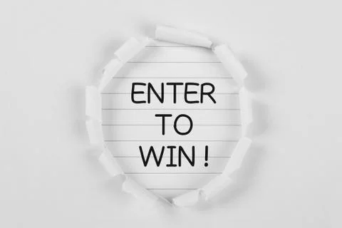 Enter To Win Stock Photos