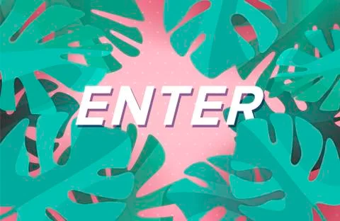 Enter to win. Vector banner with frame Stock Illustration