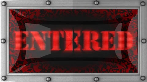 Entered on led Stock Footage 8708533