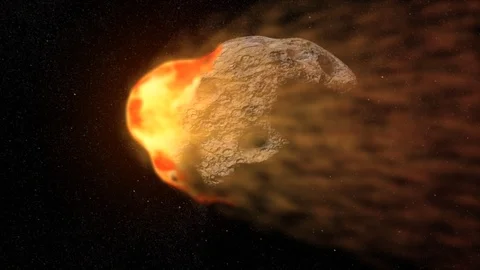 Entering Atmosphere Stock Footage 112765868