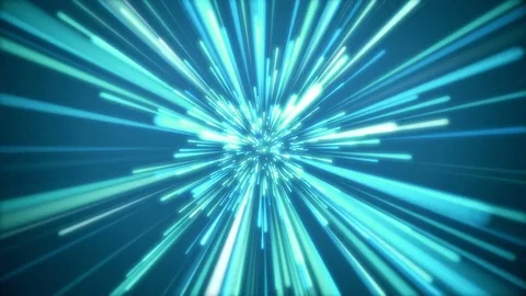 Entering blue spacewarp Video stock 75840089