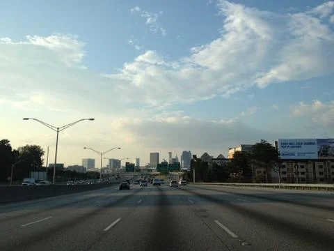 Entering The City Foto stock