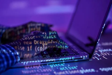 Entering data Fotos de archivo