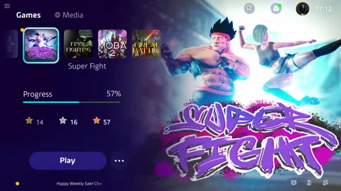 Entering Digital Video Game Selection Menu To Launch Online Multiplayer MOBA Stock Footage 250728715