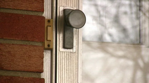 Entering a House Video stock 72634