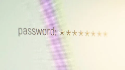 Entering incorrect password while logging to website 스톡 동영상 294588804