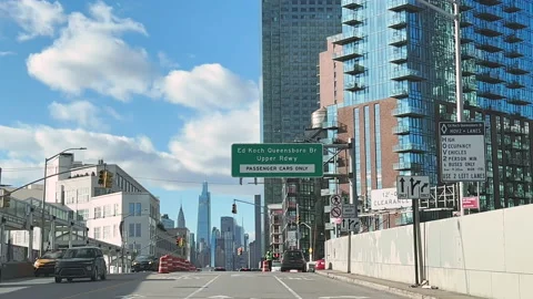 Entering Manhattan. Stock Footage 170203390