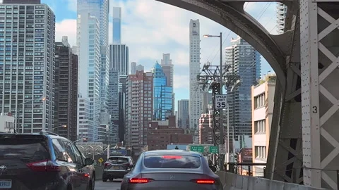 Entering Manhattan. Stock Footage 170203543
