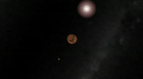 Entering Mars orbit 1080p Vidéo 99481