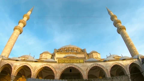 Entering into the Masjid in Turkey Stock Footage 163795450