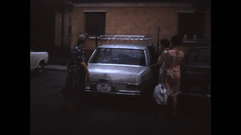 Entering Merdeces 1965 Stock Footage 148857926