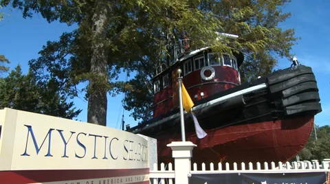 Entering Mystic (3 of 7) Stock Footage 34280861