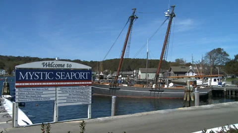Entering Mystic (5 of 7) Stock Footage 34280848