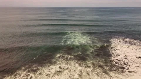 Entering the Ocean Surf Stock Footage 161422663