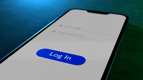 Entering password on computer.  8 digit parole. Internet security concept. Stock Footage 247911273