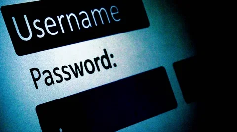 Entering password Stock Footage 43509941