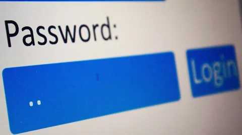 Entering password Stock Footage 43511371