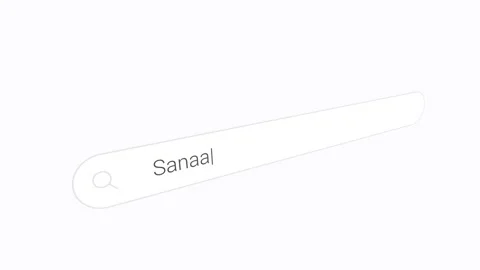 Entering Sanaa Into a Search Engine - Close Up Stock Footage 334850691
