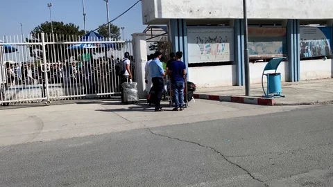 Entering a Secure Area co Stock Footage 124562396