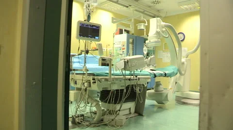 Entering in technological operating room Stock Footage 45899823