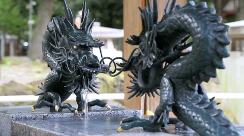 Before entering the temple. Stock Footage 7765748