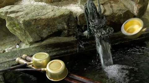 Before entering the temple. Stock Footage 7765751