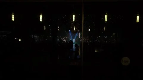 Entering the wedding hall before the dance Stock Footage 204077679