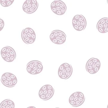 Enterococcus infection glyph seamless pattern Stock Illustration