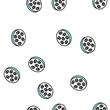 Enterococcus infection vector seamless pattern Stock Illustration