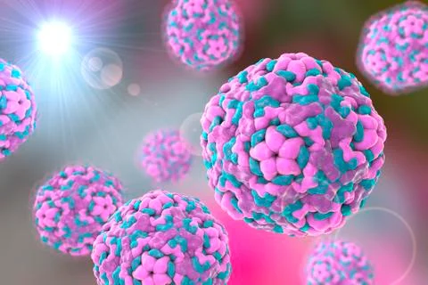 Enterovirus D68, illustration Stock Illustration