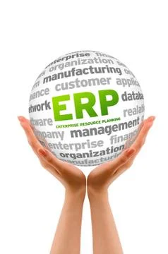 Enterprice resource planning Illustrazione stock