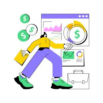 Enterprise accounting abstract concept vector illustration. Stock Illustration