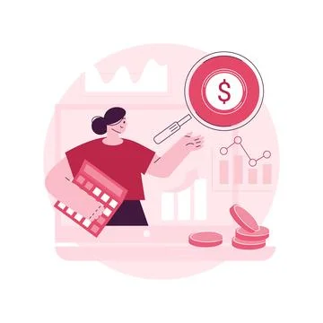Enterprise accounting abstract concept vector illustration. Stock Illustration