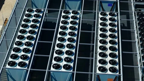 Enterprise Data Center, Certified Digital Infrastructure and Resilient Power Stock Footage 340597238