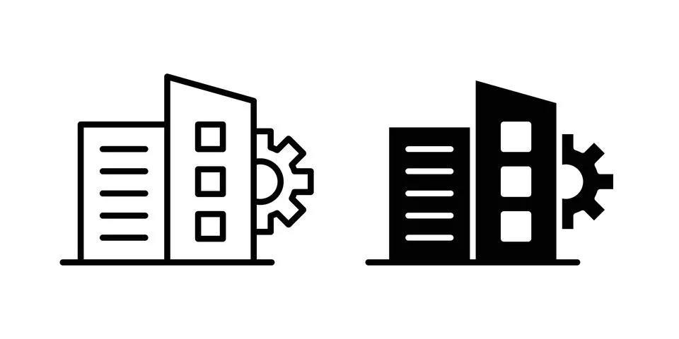 Enterprise icon vector design. EPS10 Stock Illustration