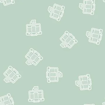 Enterprise occupation line seamless pattern Stock Illustration