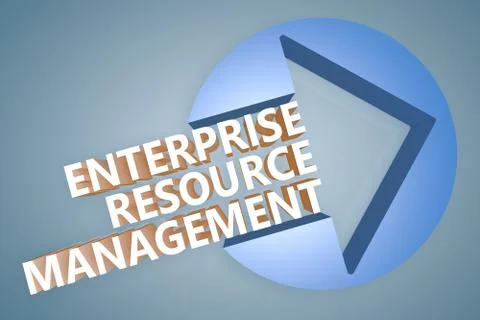 Enterprise resource management Stock Illustration