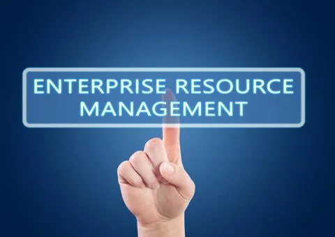Enterprise Resource Management Stock Illustration
