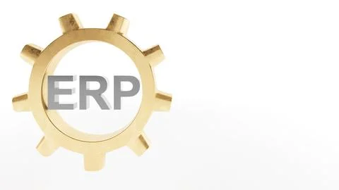 Enterprise resource planning, human resource management mechanism in the co.. Stock Photos
