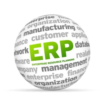 Enterprise resource planning Stock Illustration