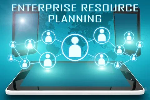 Enterprise resource planning Stock Illustration