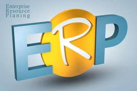 Enterprise resource planning Stock Illustration