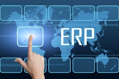 Enterprise resource planning Illustrazione stock
