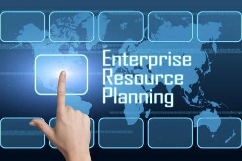 Enterprise resource planning Stock Illustration