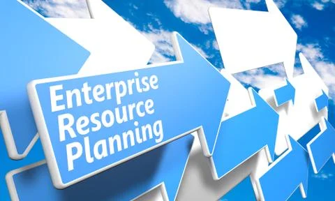 Enterprise resource planning Illustrazione stock