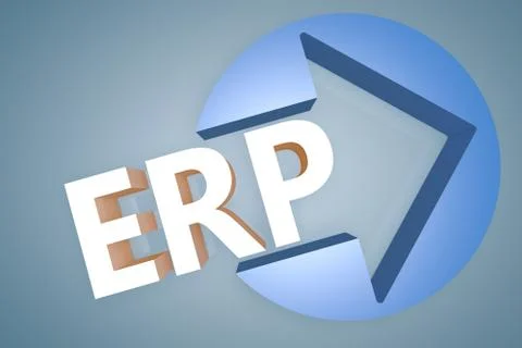 Enterprise resource planning Stock Illustration