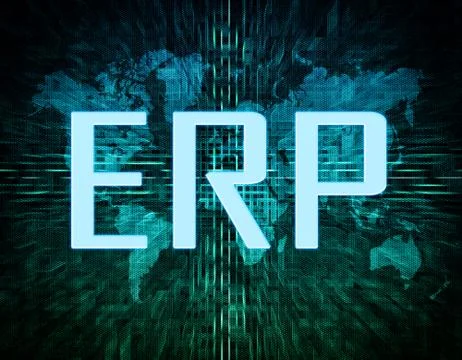 Enterprise resource planning Illustrazione stock
